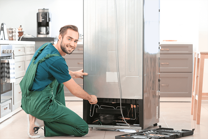 Samsung refrigerator repair service in Dubai Marina & JLT, Dubai - Samsung French Door refrigerator repair for apartment installations
